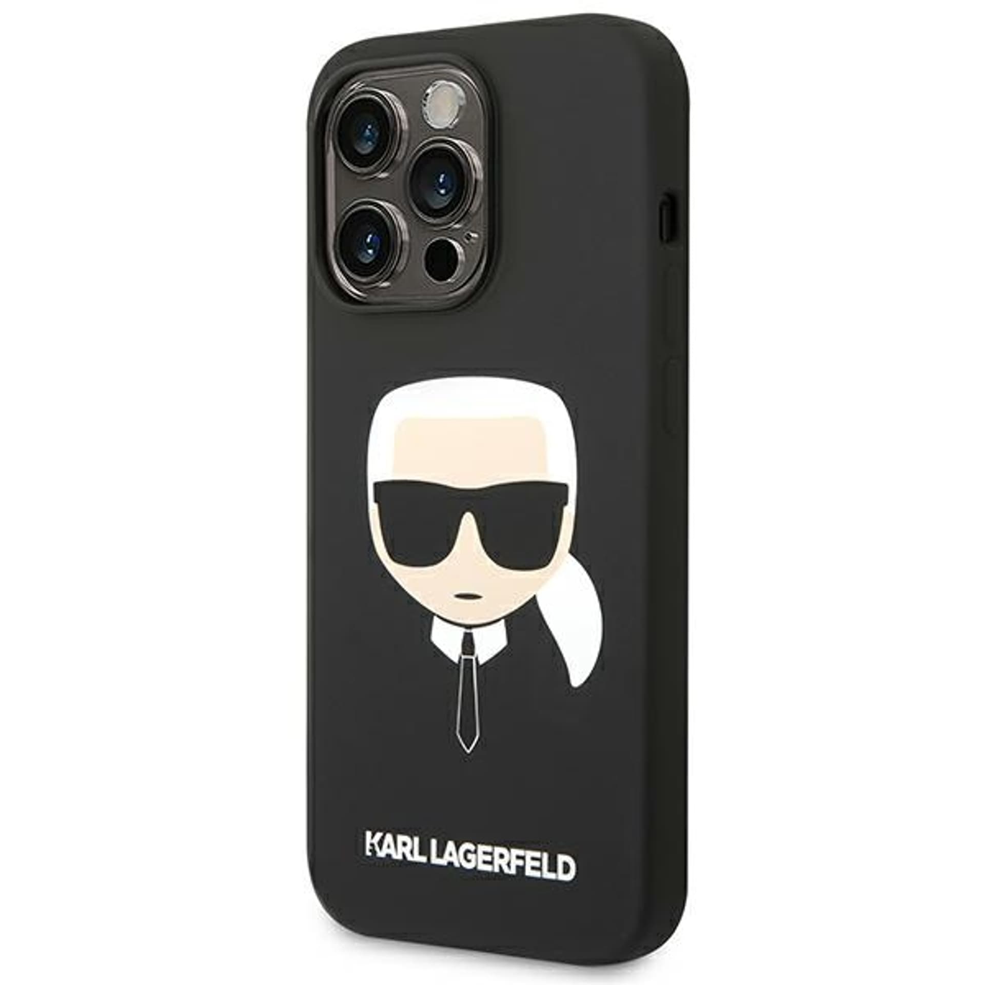 

Karl Lagerfeld KLHCP14XSLKHBK iPhone 14 Pro Max 6,7" hardcase czarny/black Silicone Karl`s Head