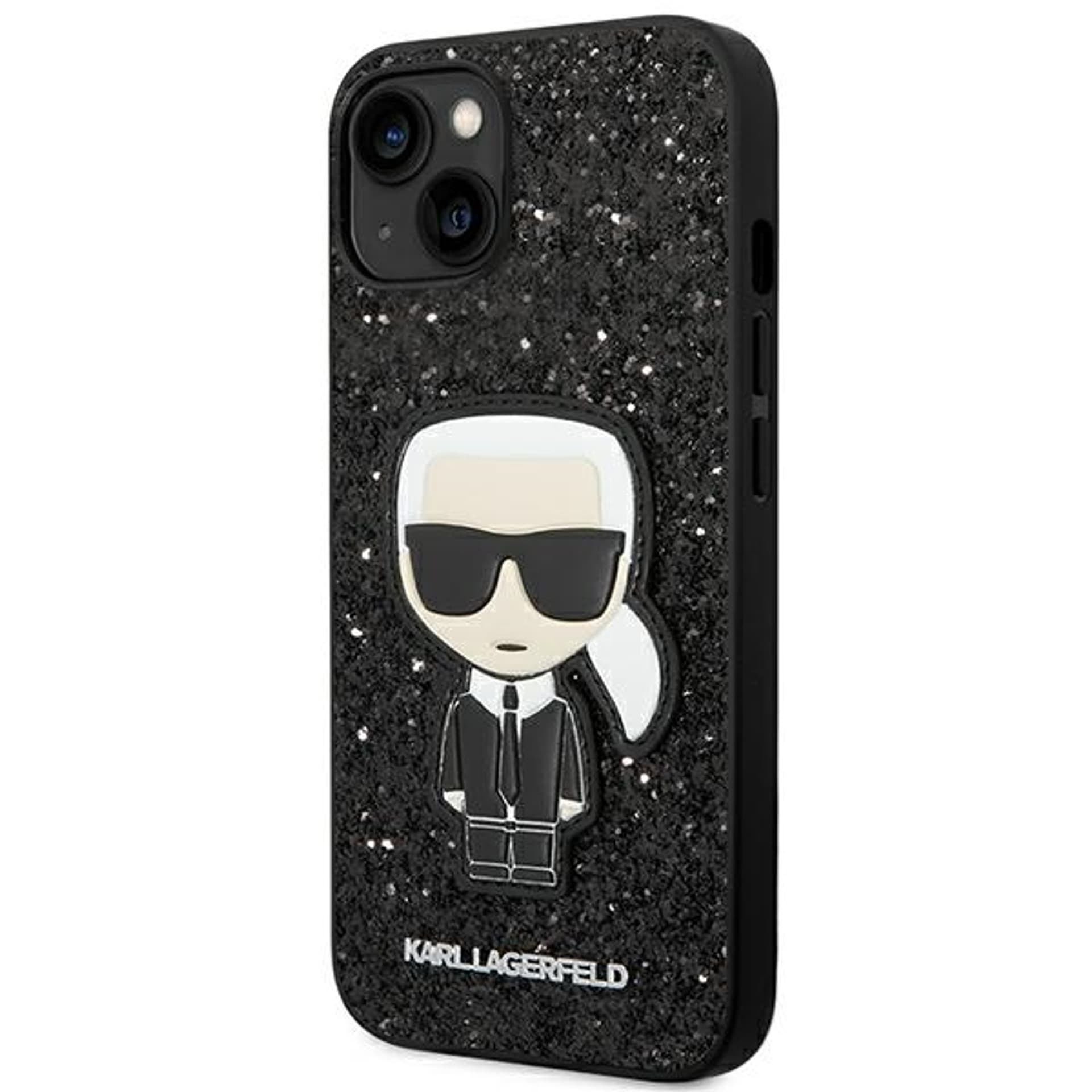 

Karl Lagerfeld KLHCP14MGFKPK iPhone 14 Plus 6,7" hardcase czarny/black Glitter Flakes Ikonik