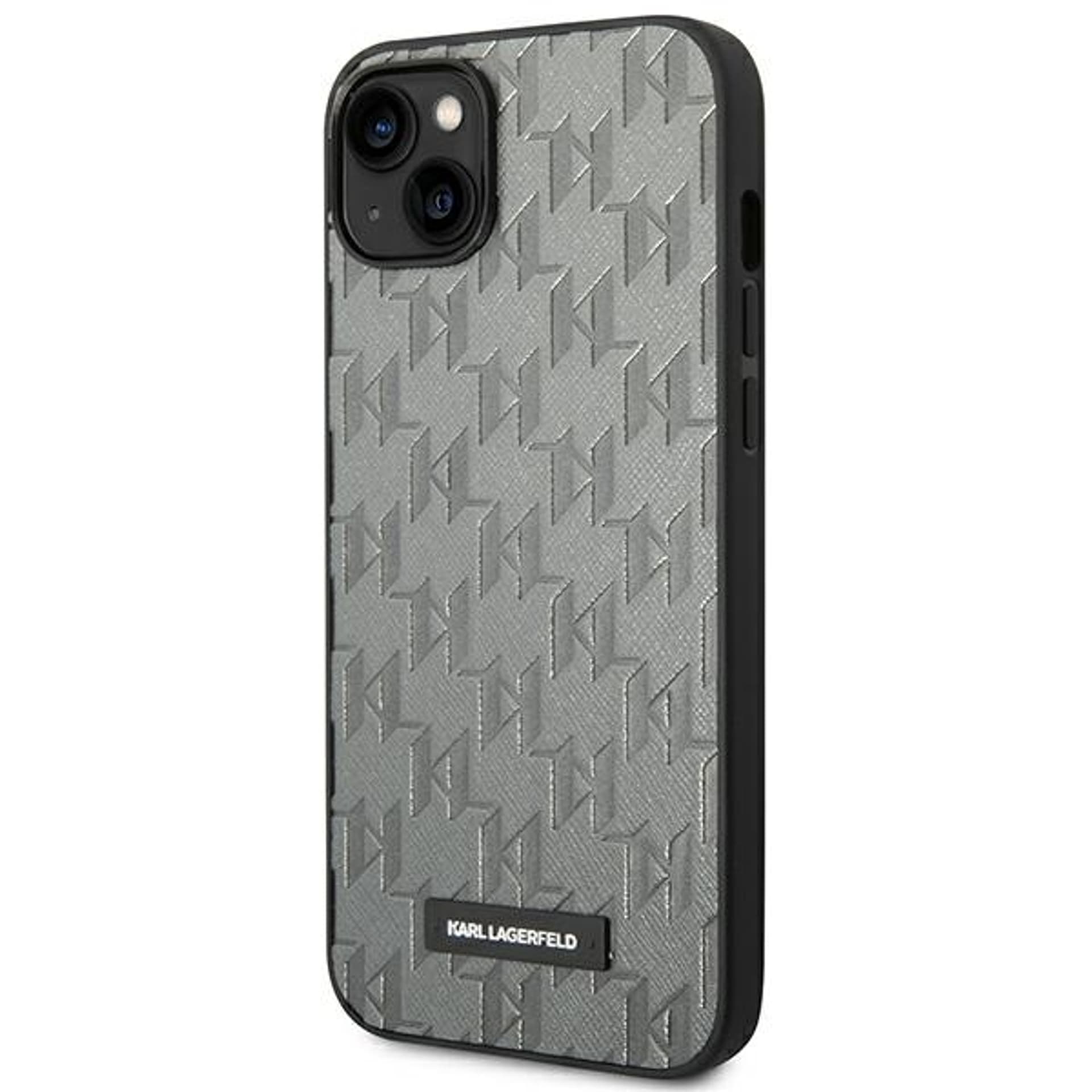 

Karl Lagerfeld KLHCP14MSAKLHPG iPhone 14 Plus 6,7" hardcase szary/grey Saffiano Mono Metal Logo