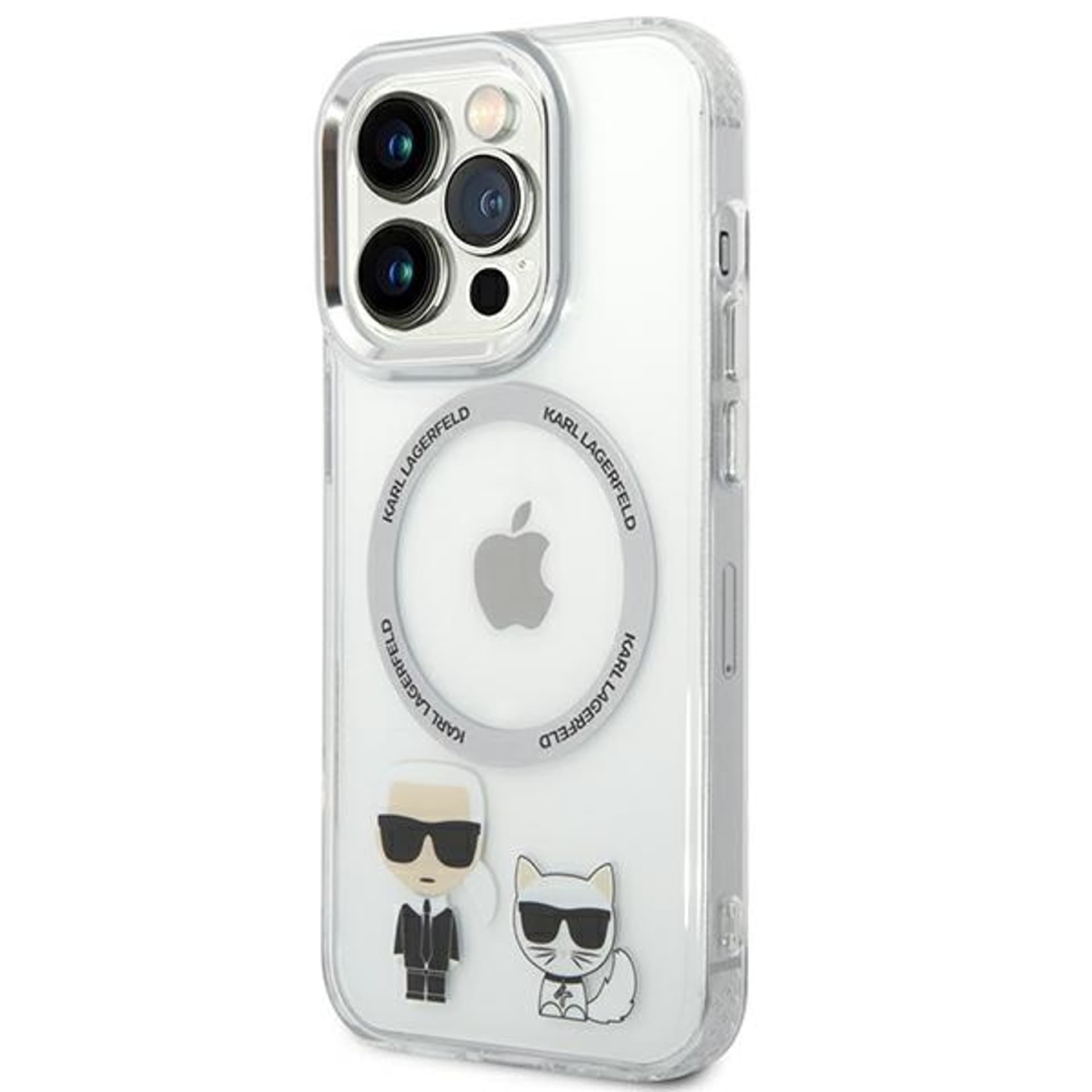 

Karl Lagerfeld KLHMP14XHKCT iPhone 14 Pro Max 6,7" hardcase przeźroczysty/transparent Karl & Choupette Aluminium Magsafe