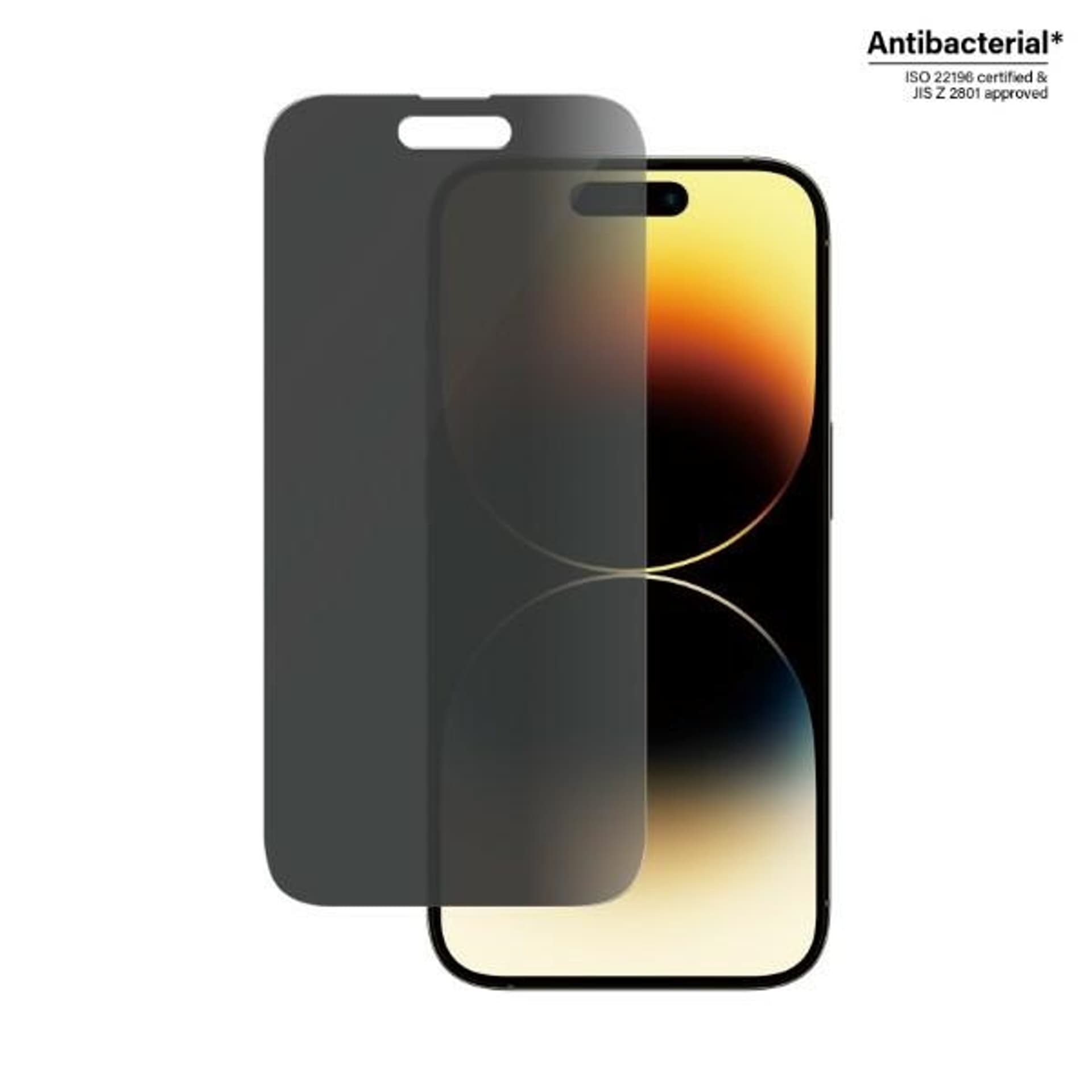 

PanzerGlass Classic Fit iPhone 14 Pro 6,1" Privacy Screen Protection Antibacterial P2768