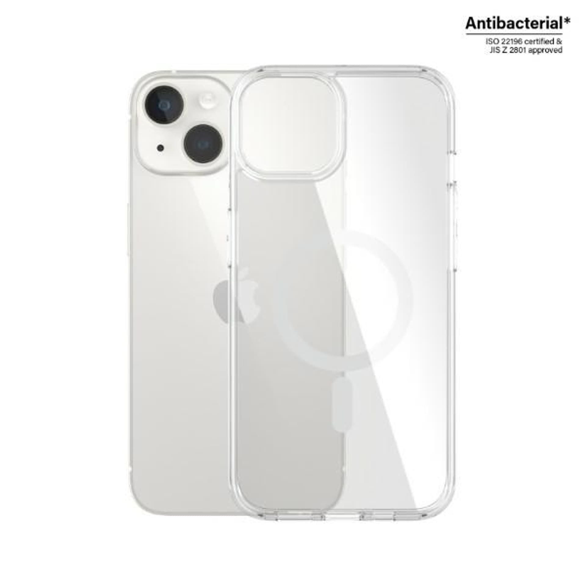 

PanzerGlass HardCase iPhone 14 6,1" MagSafe Antibacterial Military grade transparent 0409