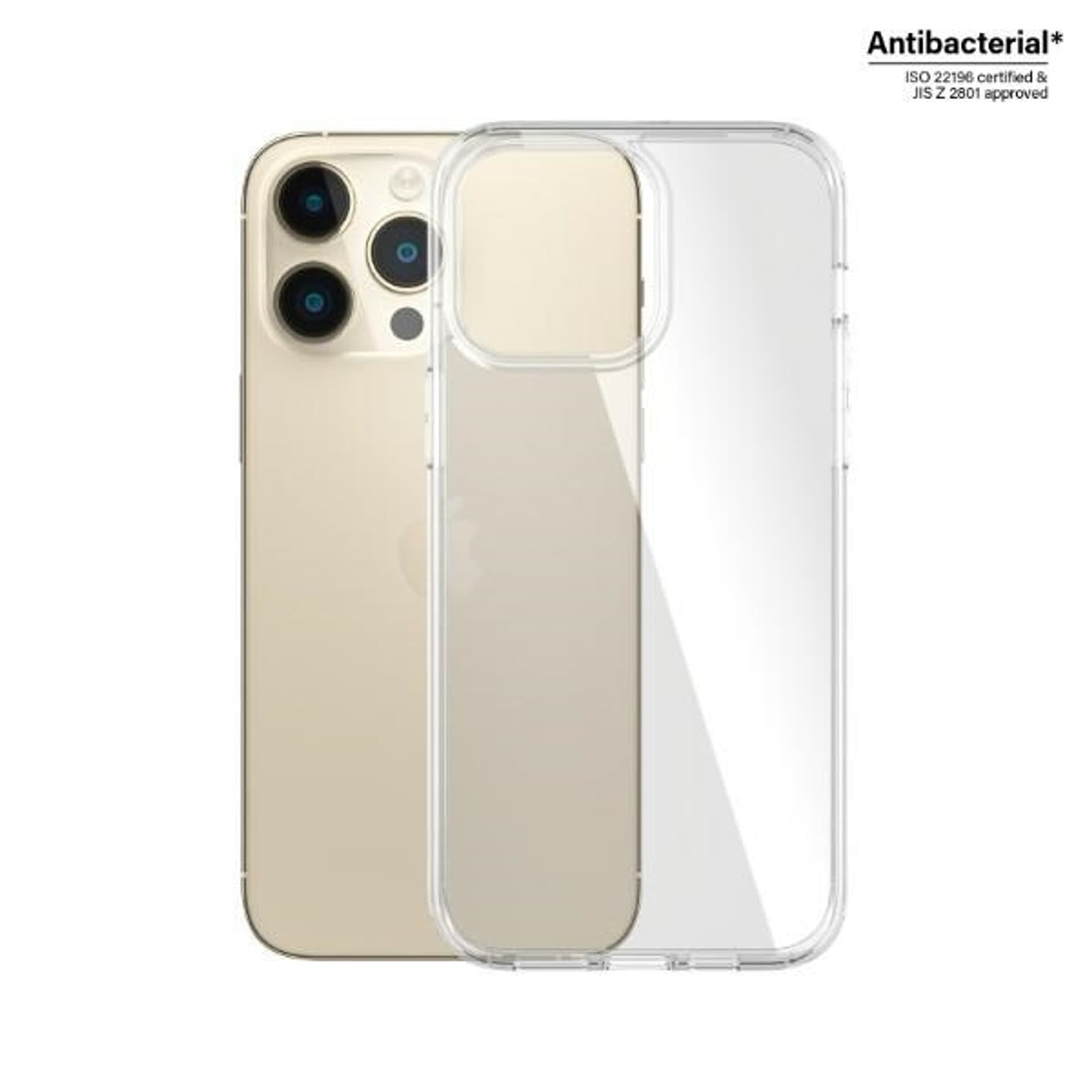 

PanzerGlass HardCase iPhone 14 Pro Max 6,7" Antibacterial Military grade transparent 0404