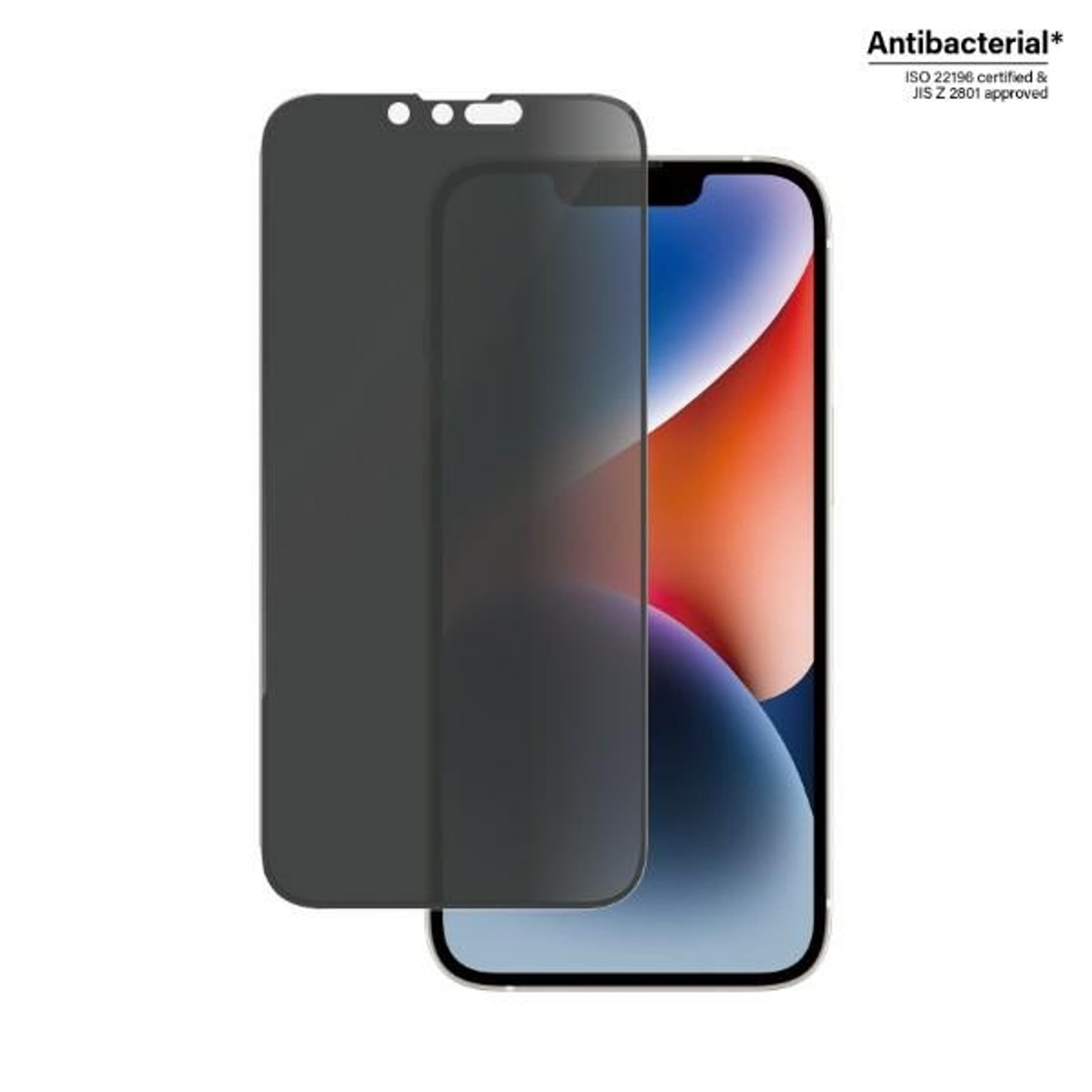 

PanzerGlass Ultra-Wide Fit iPhone 14 / 13 Pro / 13 6,1" Privacy Screen Protection Antibacterial P2771