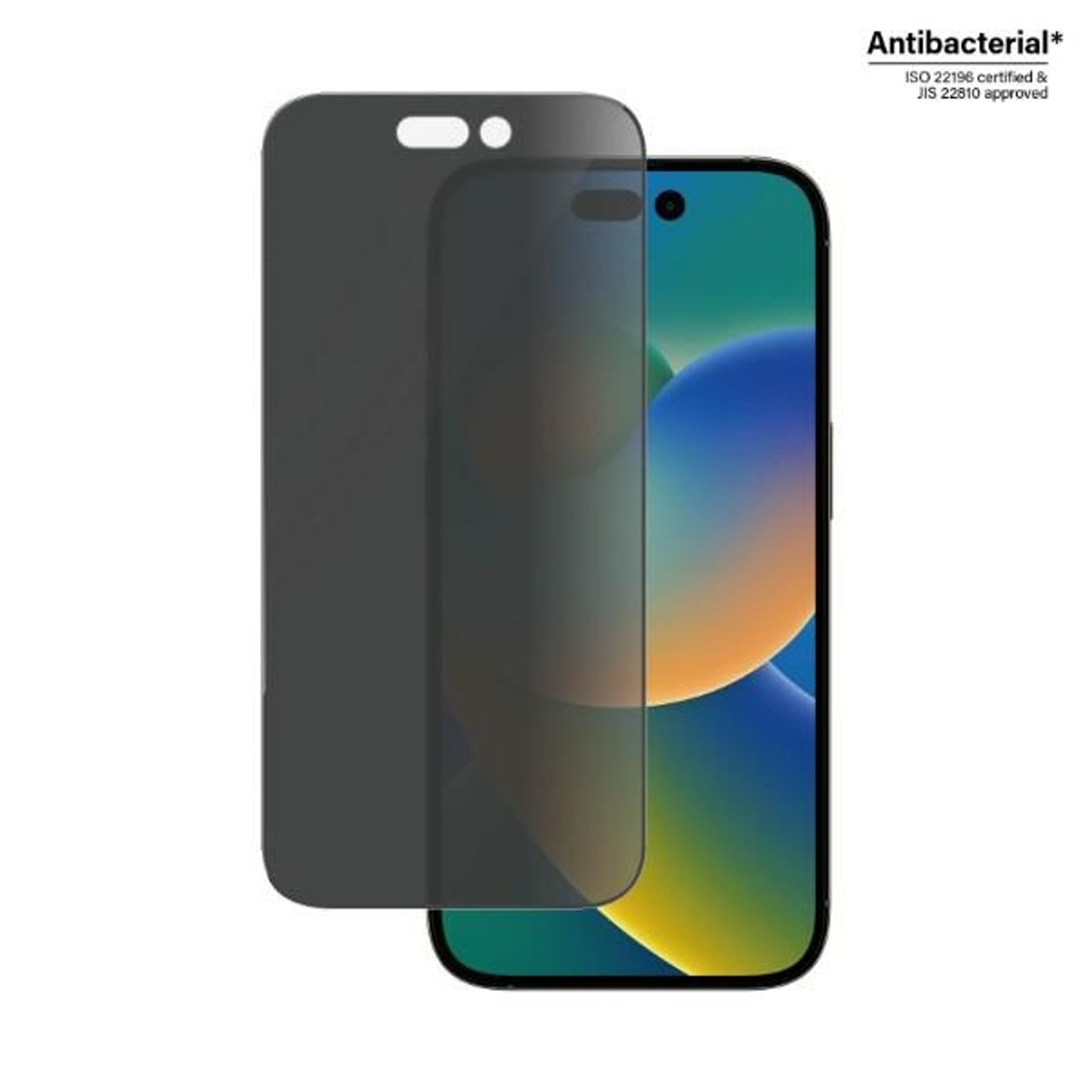 

PanzerGlass Ultra-Wide Fit iPhone 14 Pro 6,1" Privacy Screen Protection Antibacterial Easy Aligner Included P2784