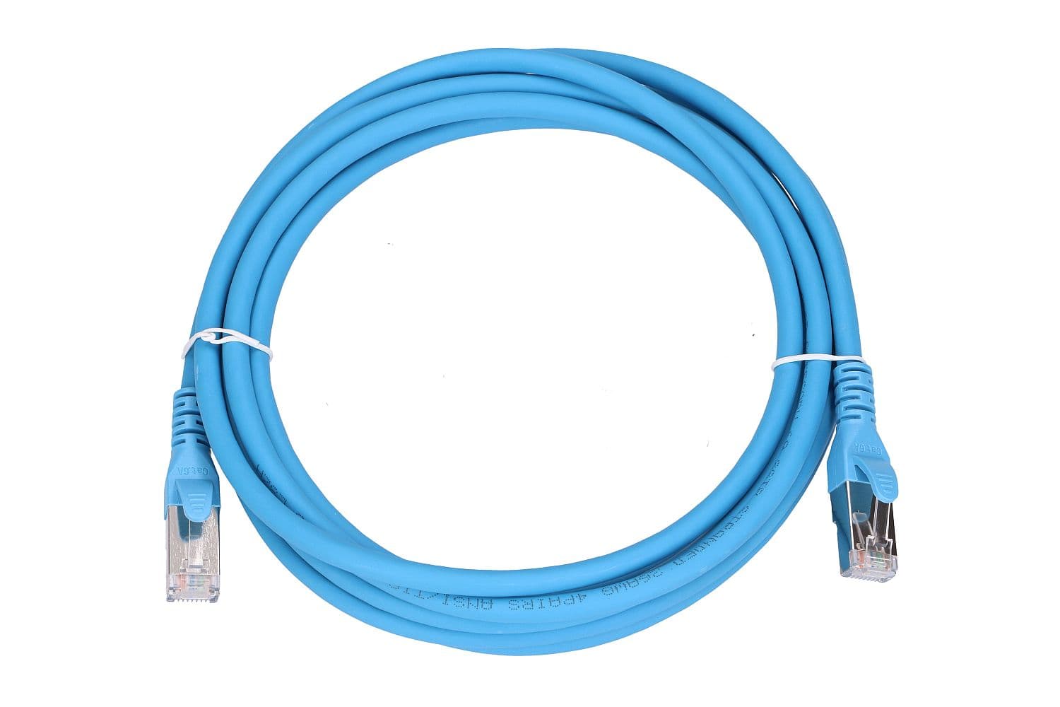 

EXTRALINK LAN PATCHCORD CAT.6A S/FTP 3M 10G SHIELDED FOILED TWISTED PAIR BARE COPPER BLUE