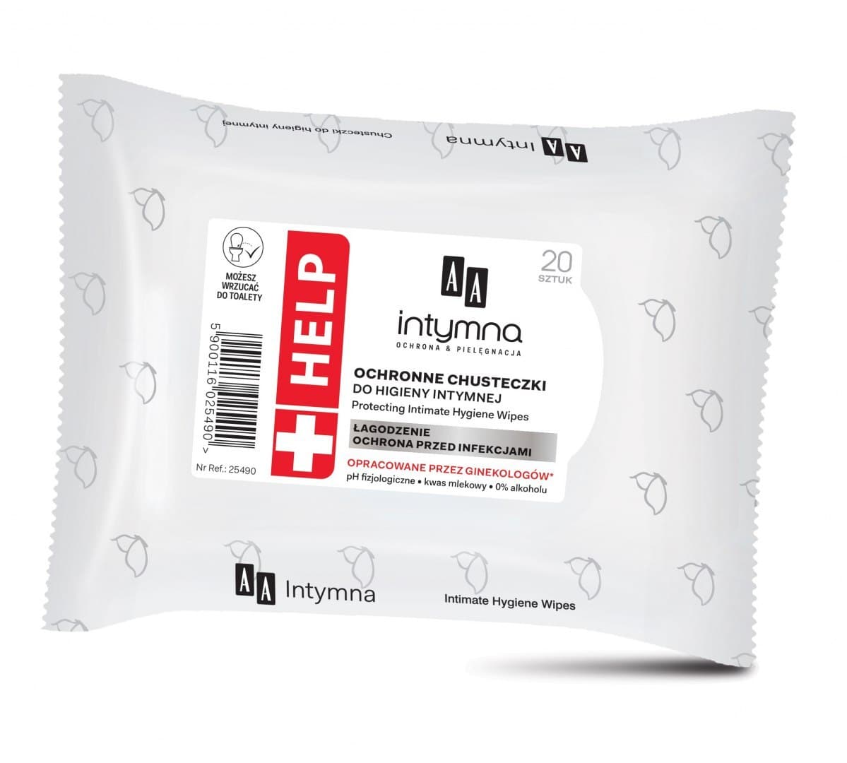 

AA Intymna Chusteczki do higieny intymnej Help 1op.-20szt