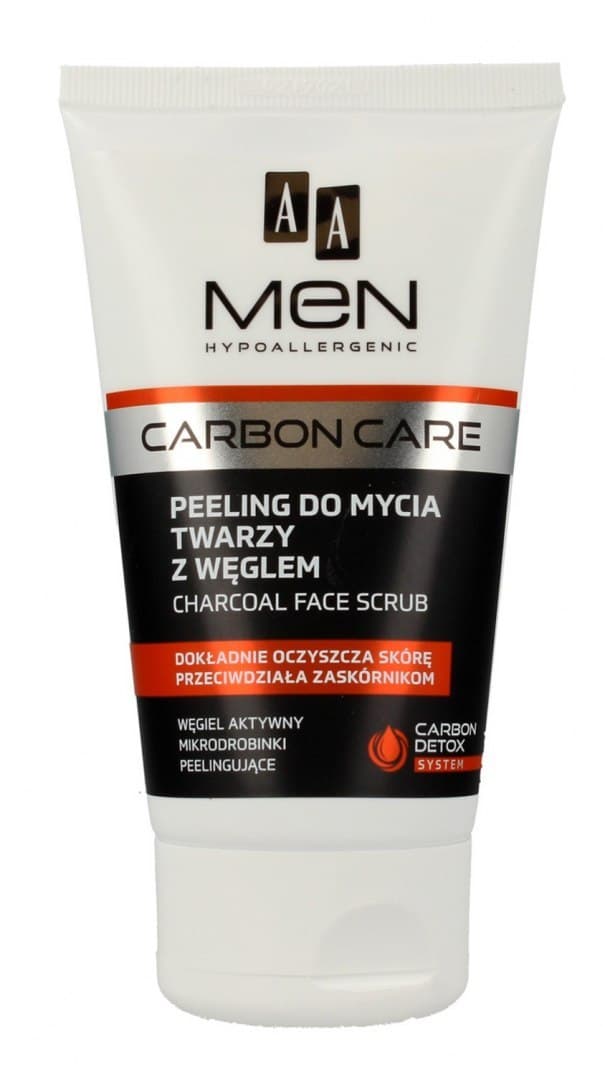 

AA Men Carbon Care Peeling do mycia twarzy z węglem 150ml