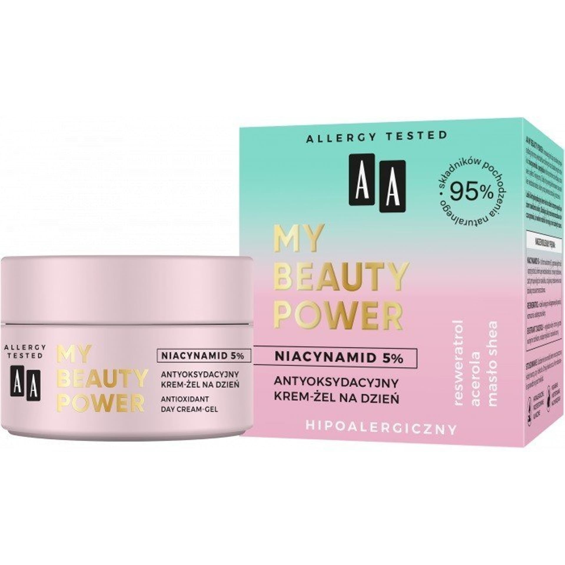 

AA My Beauty Power Antyoksydacyjny Krem - Żel na dzień
