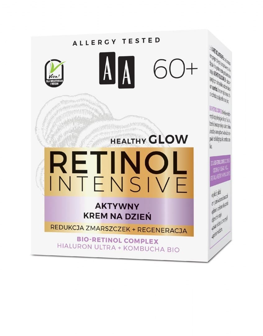 

AA Retinol Aktywny Krem na dzień Redukcja zmarszczek + Regeneracja 60+