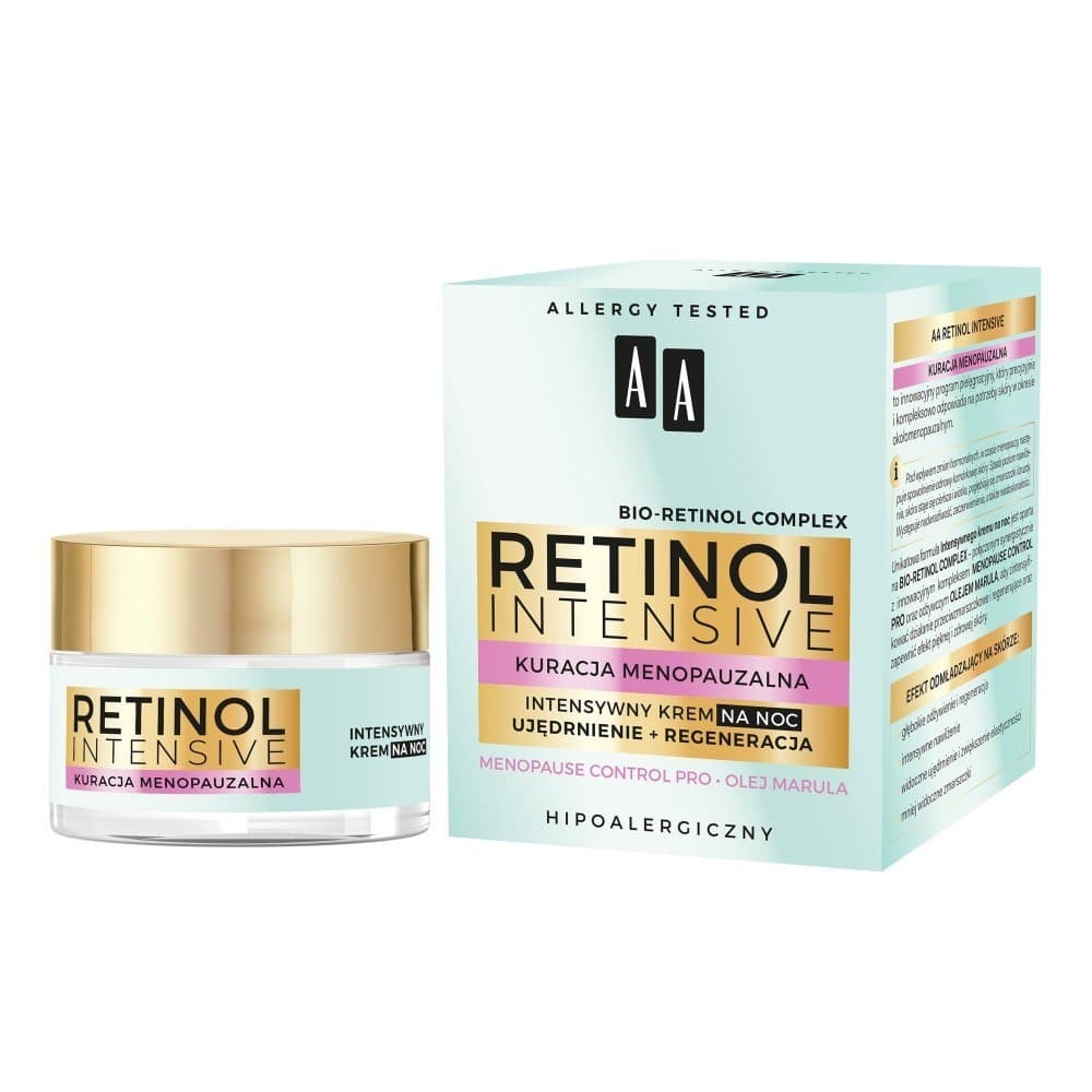 

AA Retinol Intensive Kuracja Menopauzalna krem intensywny na noc ujędrnienie + regeneracja50 ml
