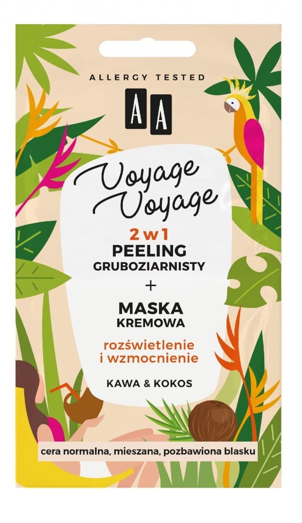 

AA*VOYAGE Peeling + maska 2x5ml Kawa & Kokos