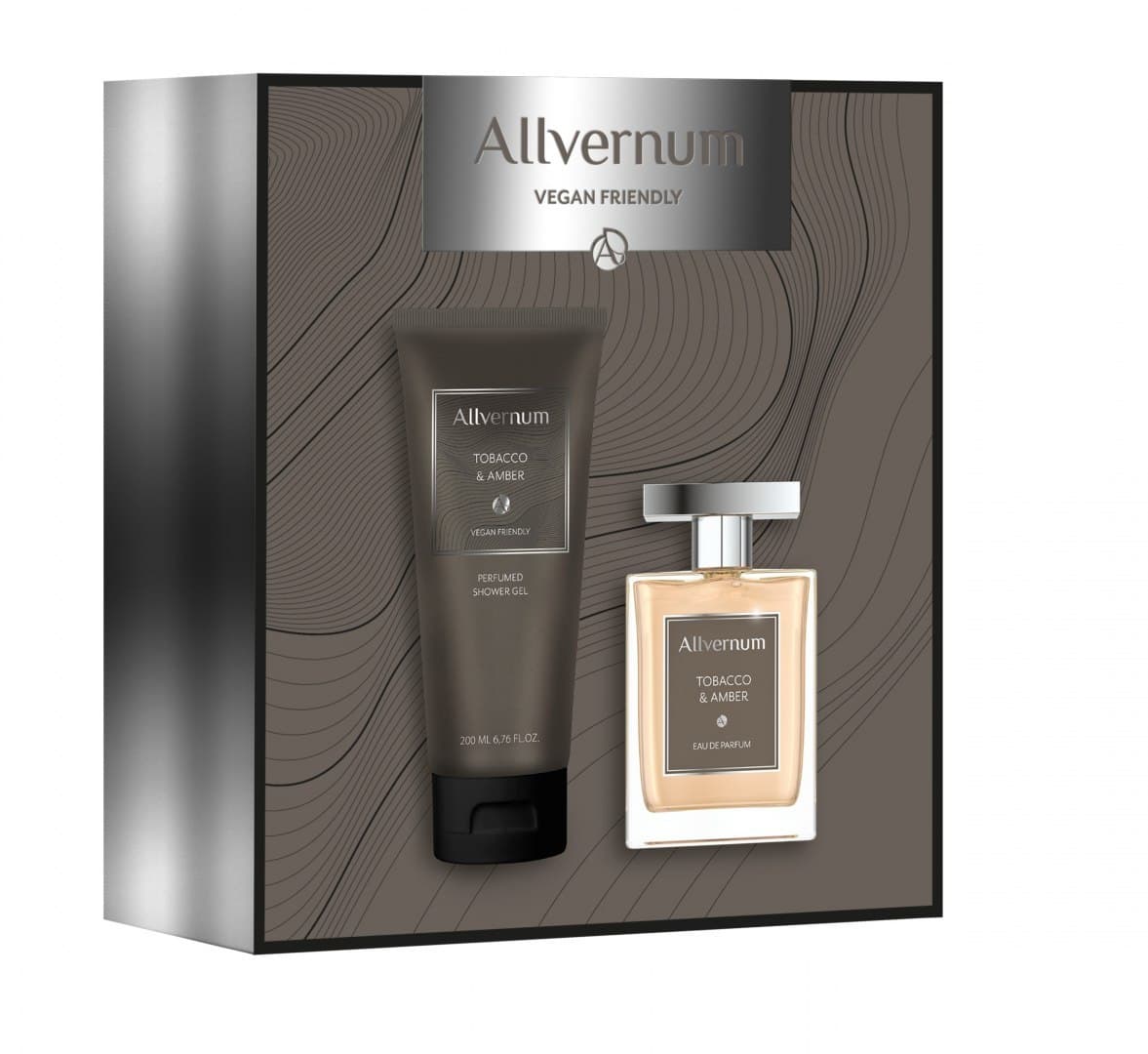 

Allvernum Men Zestaw prezentowy Tobacco & Amber woda perfumowana 100ml i żel pod prysznic 200ml