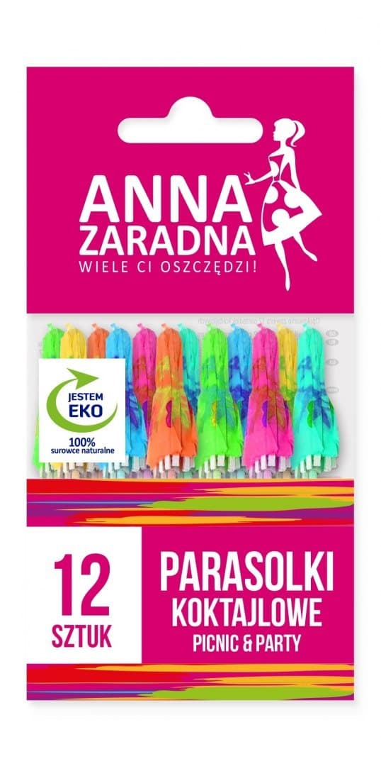 

ANNA ZARADNA Parasolki koktajlowe 1op.-12szt.