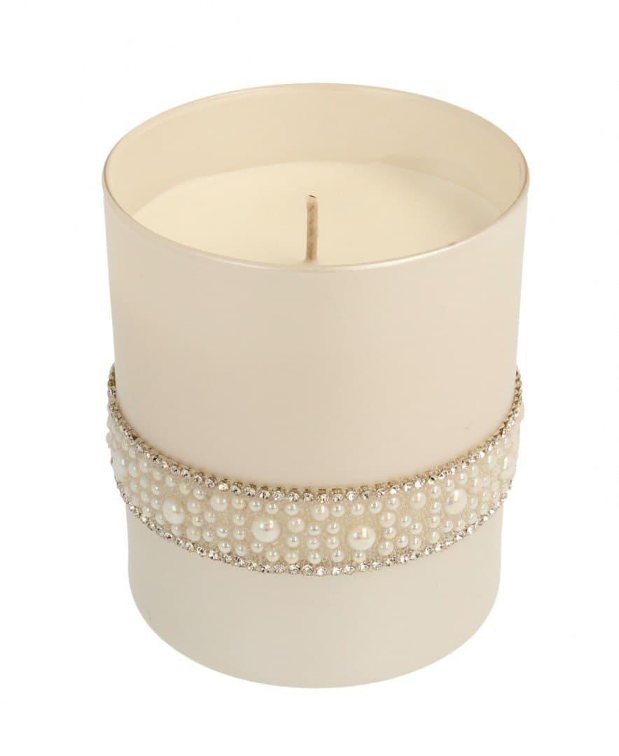 

Artman Świeca ozdobna Crystal Opal Pearl Glass biała - 1szt