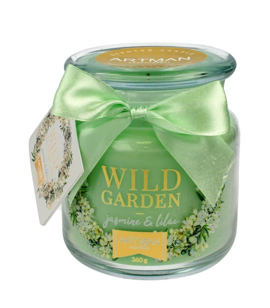

Artman Świeca zapachowa Wild Garden Jasmine&Lilac słoik mały 1szt-360g