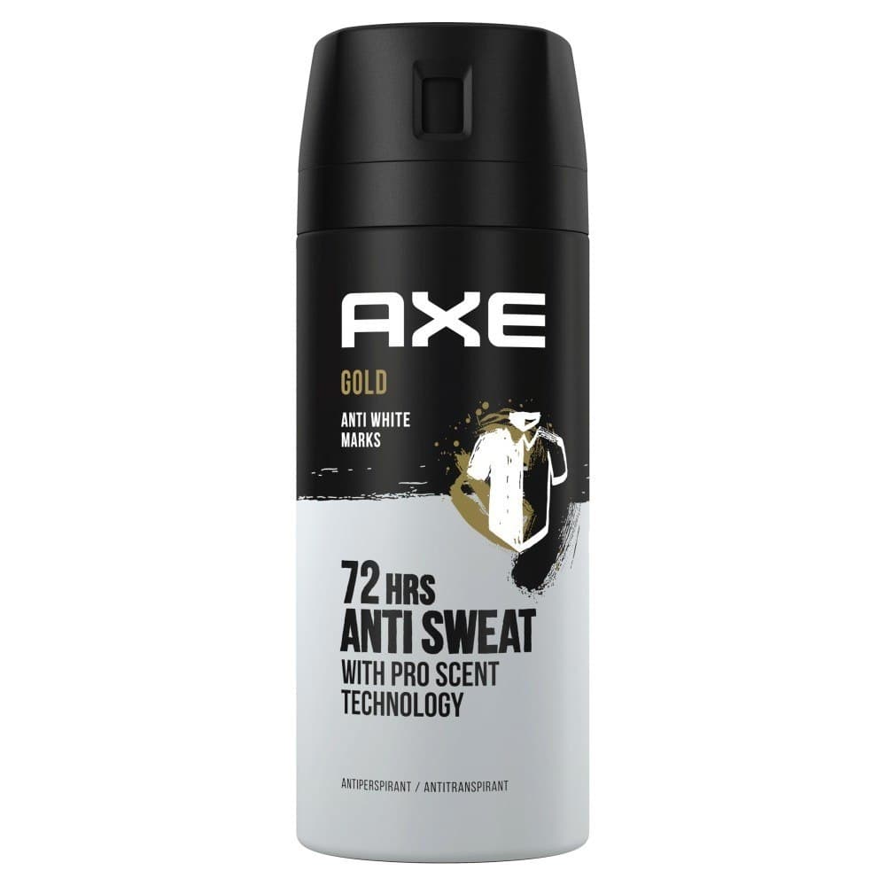 

Axe Dezodorant w sprayu Gold Anti Marks Dry 150 ml