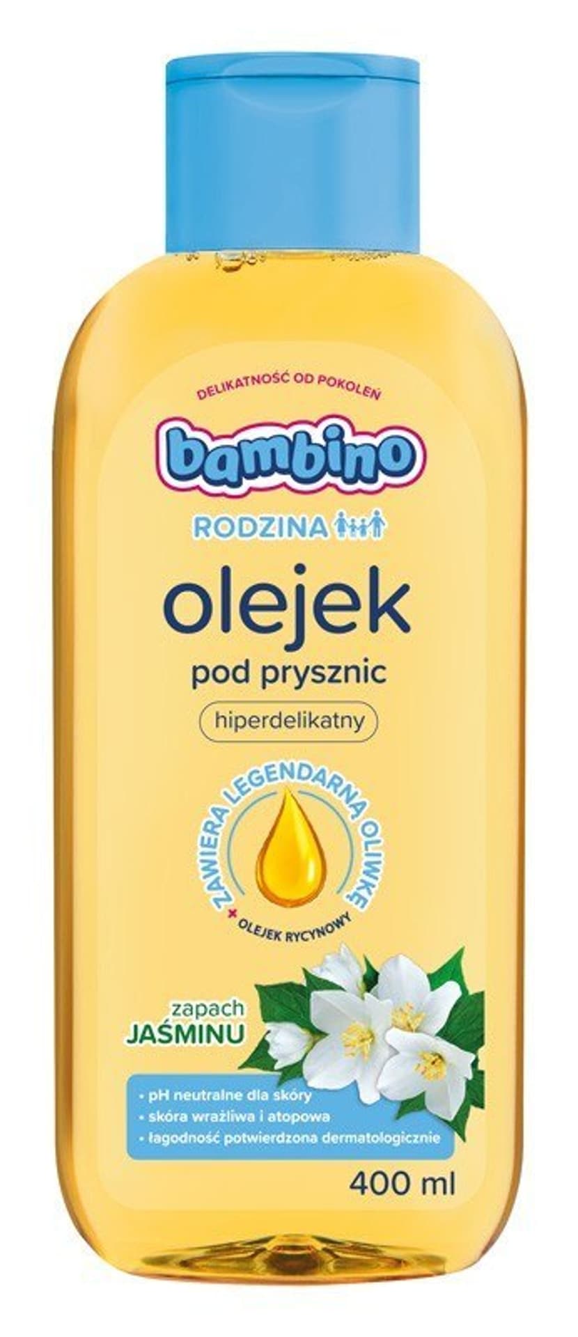 

Bambino Rodzina Olejek pod prysznic hiperdelikatny - zapach Jaśminu 400ml