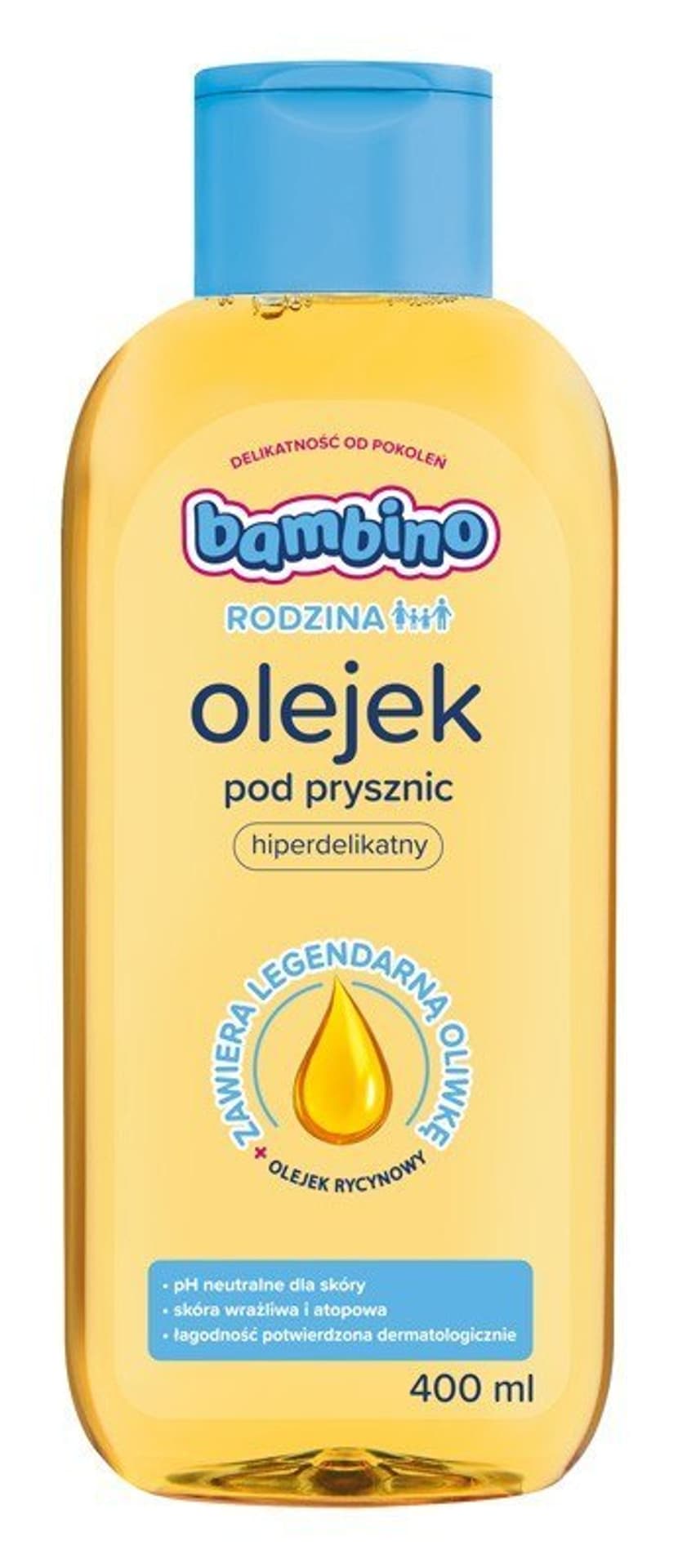 

Bambino Rodzina Olejek pod prysznic hipoalergiczny 400ml