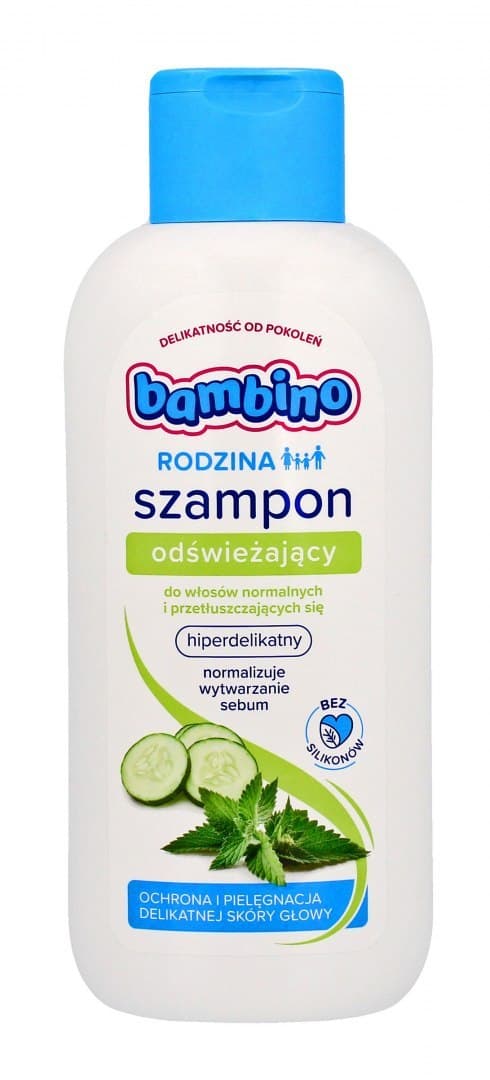 

Bambino Rodzina Szampon Odświeżający Do Włosów Normalnych i Przetłuszczajacych się