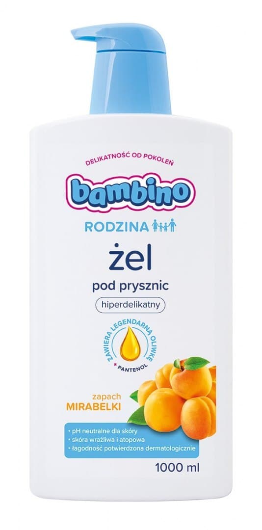 

Bambino Rodzina Żel pod prysznic hiperdelikatny - Zapach Mirabelki 1000ml