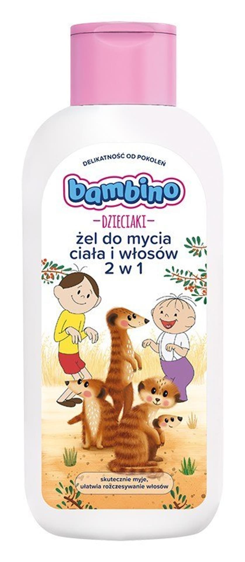 

Bambino Żel do mycia ciała i włosów 2w1 dla dzieci i niemowląt "Dzieciaki"-kowboje 400ml