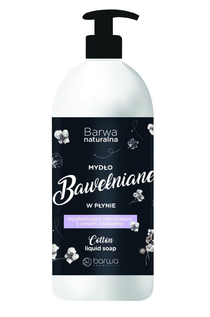 

BARWA Naturalna Bawełna Mydło w płynie wygładzająco - nawilżające 500ml