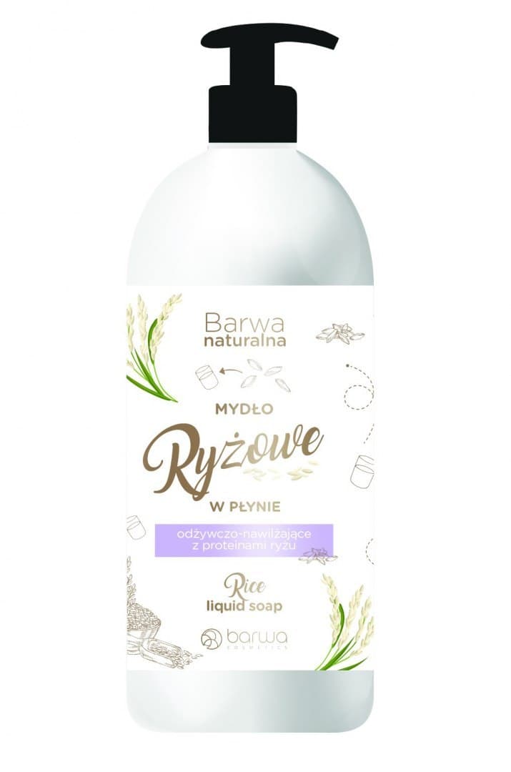 

Barwa Naturalna Ryż Mydło w płynie odżywczo - nawilżające 500ml