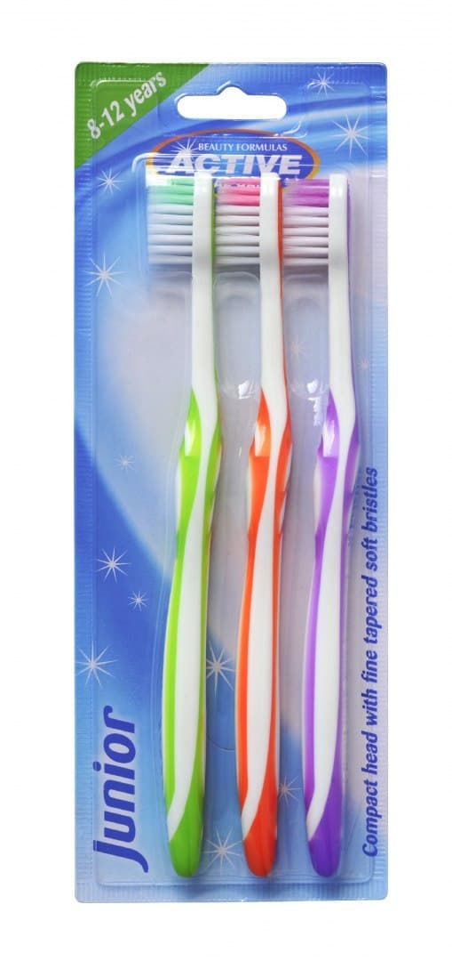 

Beauty Formulas Active Oral Care Szczoteczka Junior (8-12 lat) 1op.-3szt, 8-12 lat) 1op.-3sz