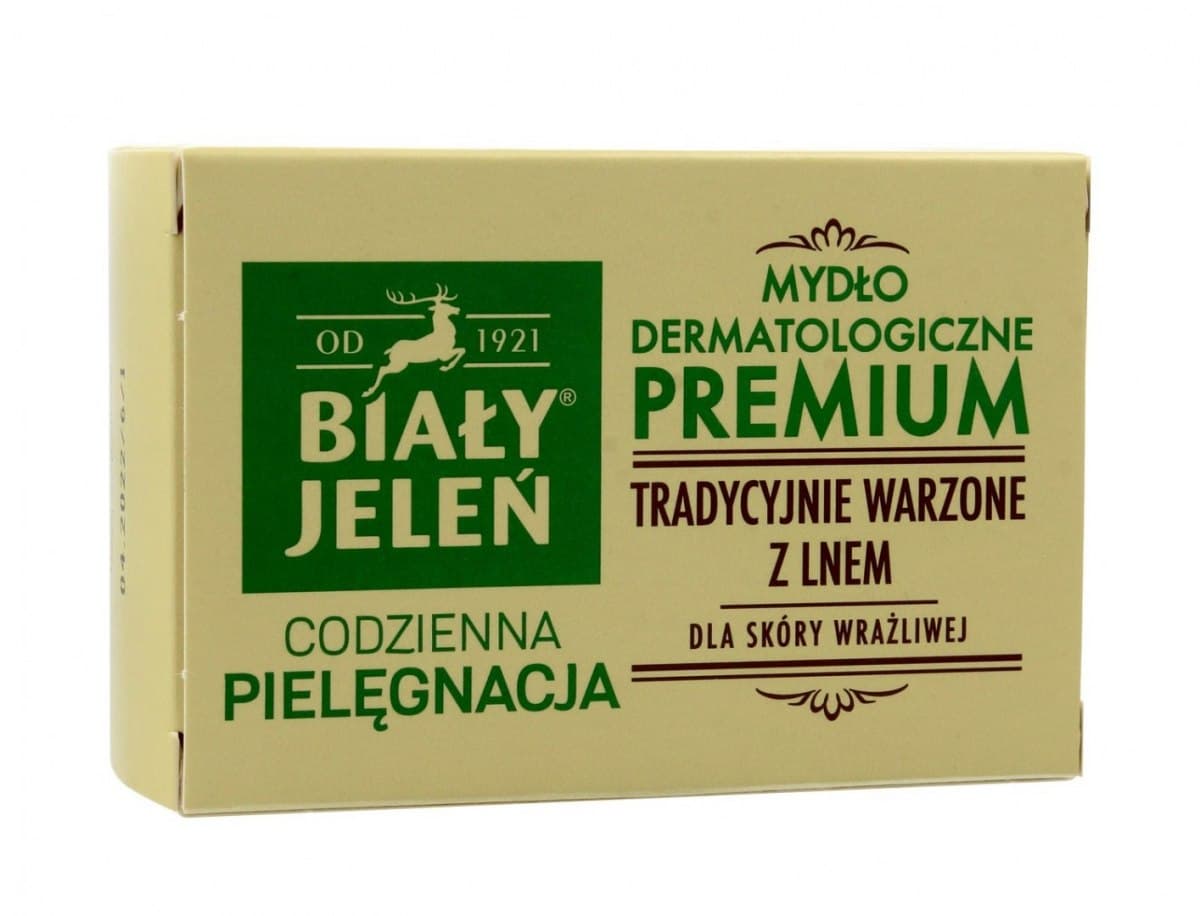 

Biały Jeleń Codzienna Pielęgnacja Mydło dermatologiczne Premium w kostce