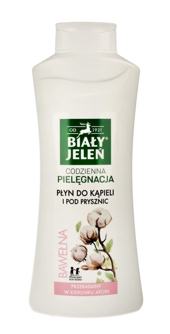 

Biały Jeleń Codzienna Pielęgnacja Płyn do kąpieli hipoalergiczny Bawełna 750ml