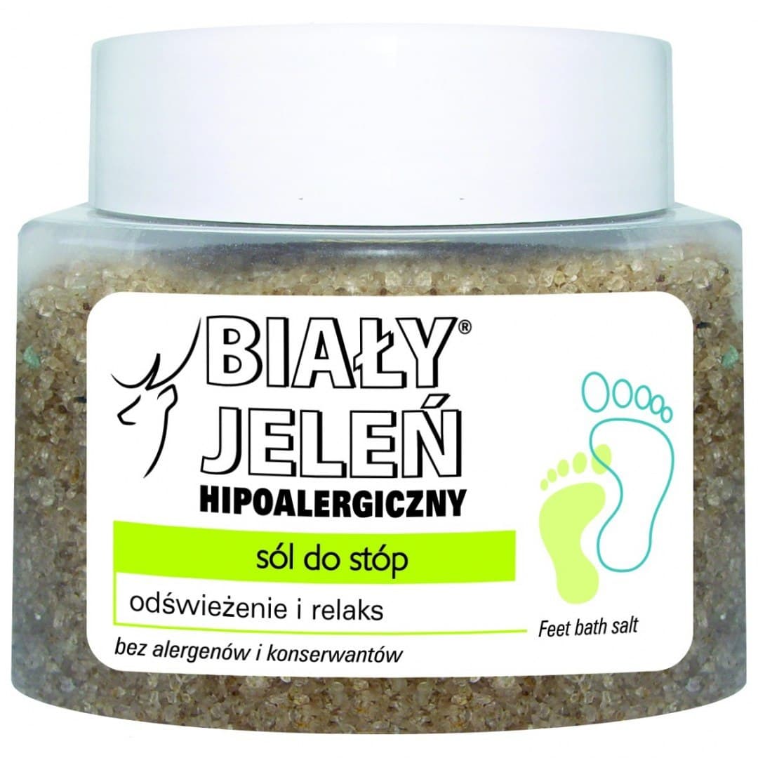 

Biały Jeleń Hipoalergiczna Sól do stóp 500g
