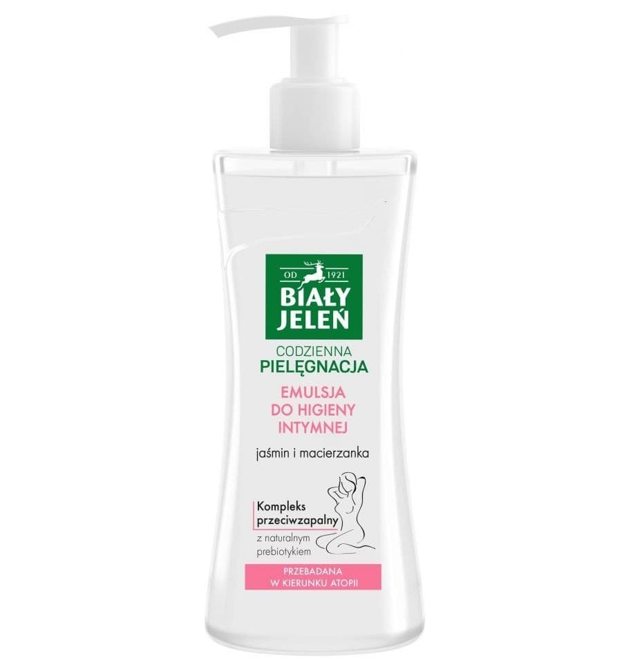 

Biały Jeleń Premium Emulsja do higieny intymnej hipoalergiczna jaśmin i macierzanka 265ml