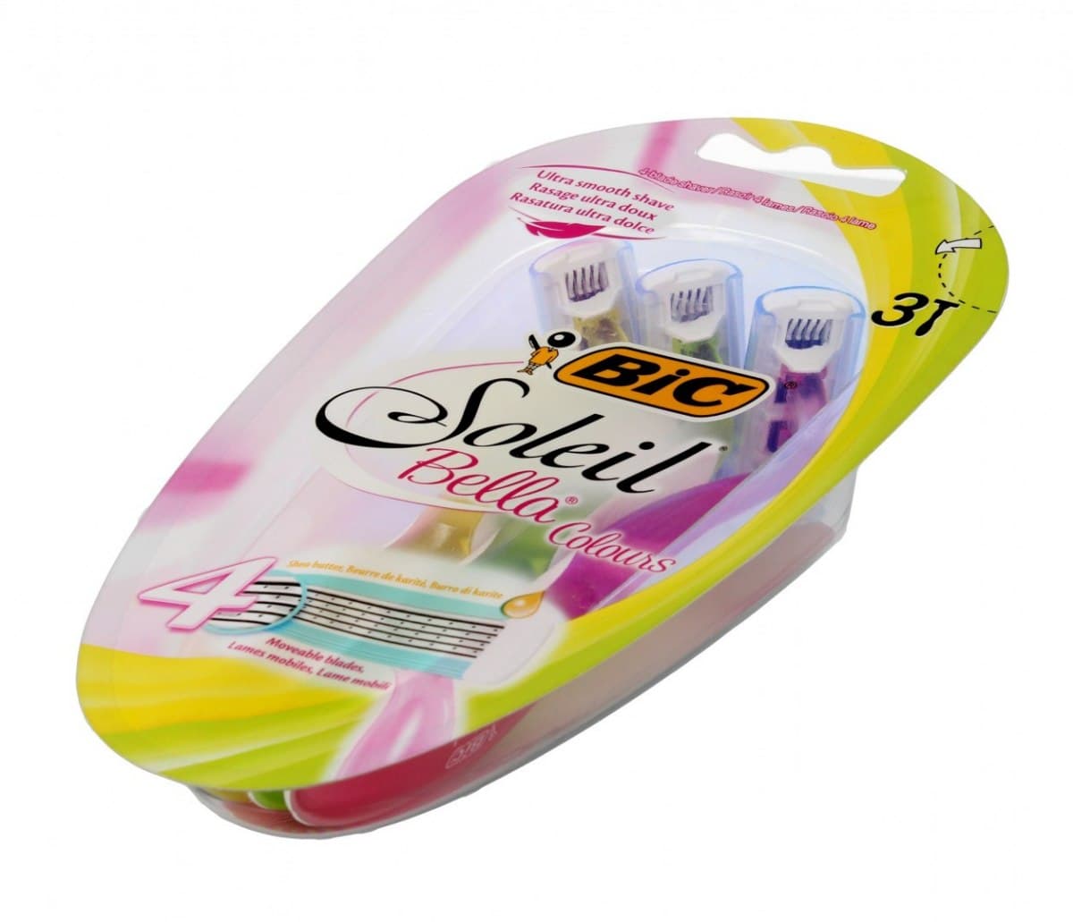 

Bic Maszynka do golenia Soleil Bella Colours 4 1op.-3szt