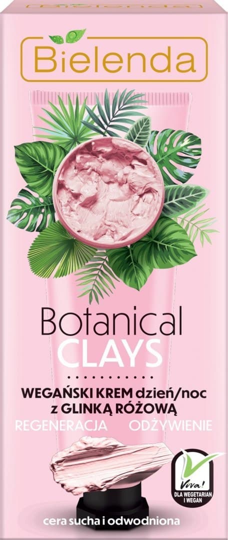 

Bielenda Botanical Clays Różowa Glinka Wegański Krem na dzień i noc 50ml