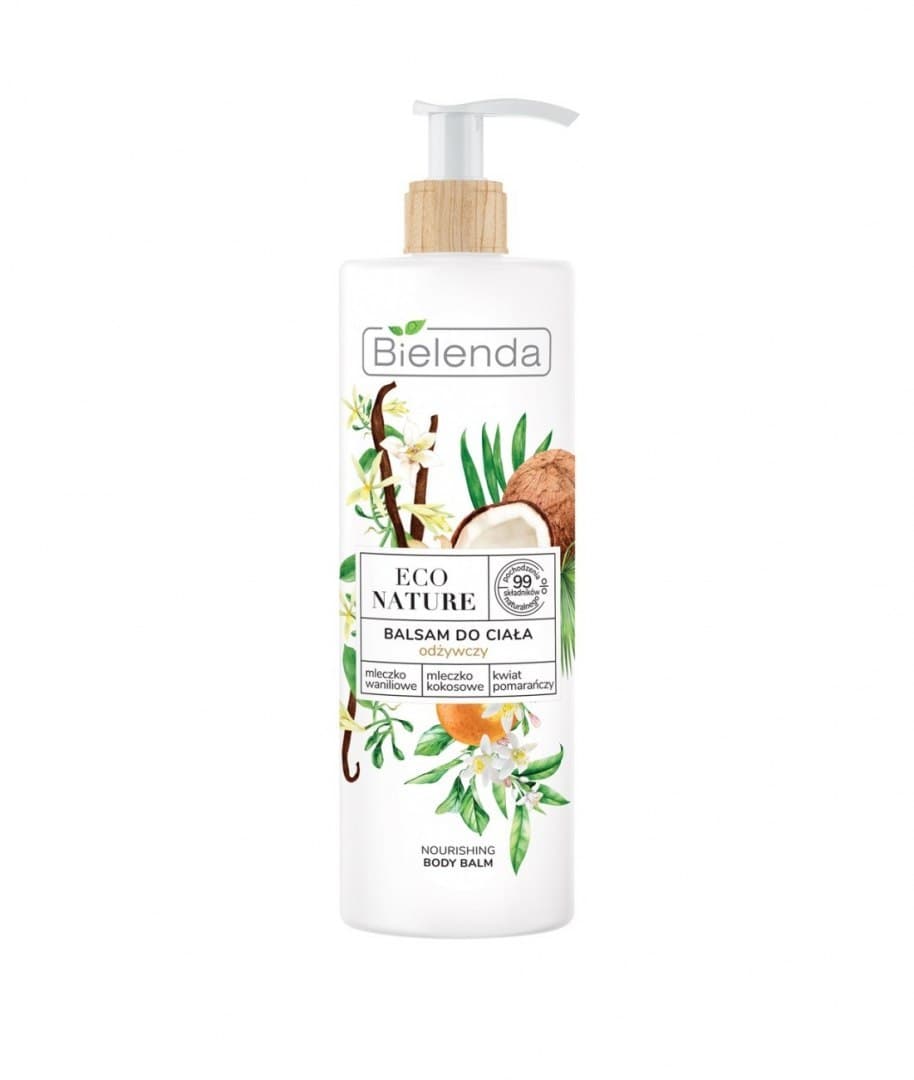 

Bielenda Eco Nature Balsam do ciała odżywczy - Mleczko Waniliowe & Kokosowe & Kwiat Pomarańczy 400ml