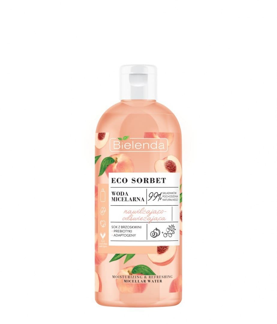 

Bielenda Eco Sorbet Brzoskwinia Woda micelarna nawilżająco-odświeżająca 500ml
