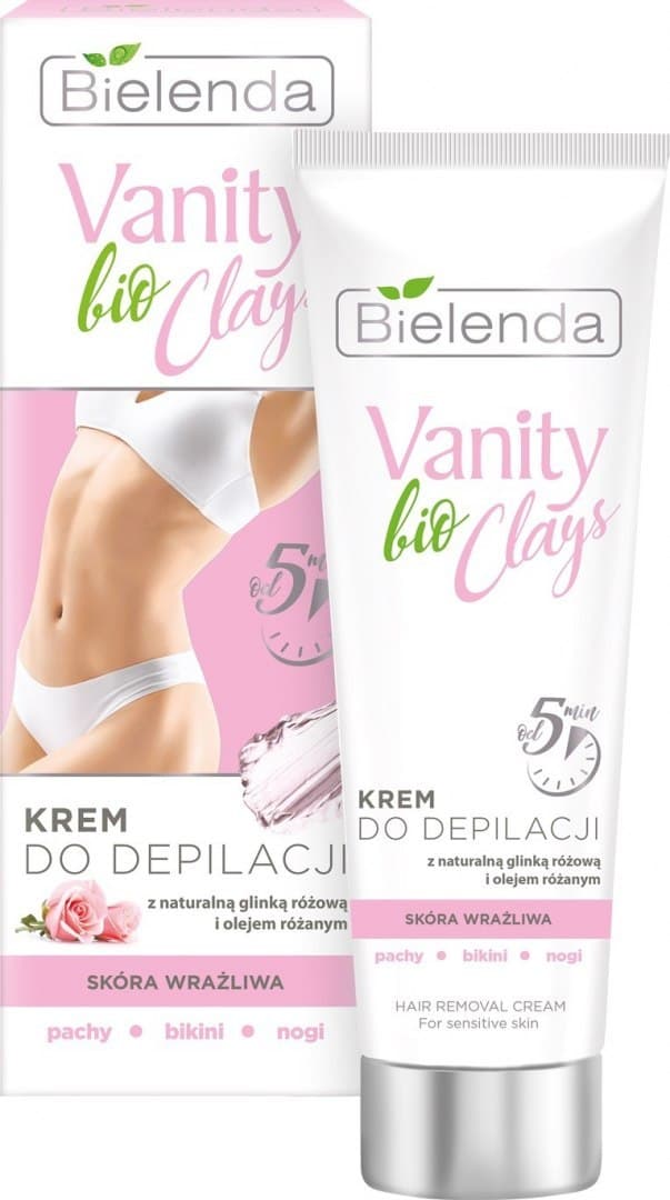 

Bielenda Vanity bio Clays Krem do depilacji z różową glinką - skóra wrażliwa 100ml