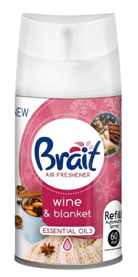 

Brait Odświeżacz powietrza automatyczny Wine &Blanket - Zapas