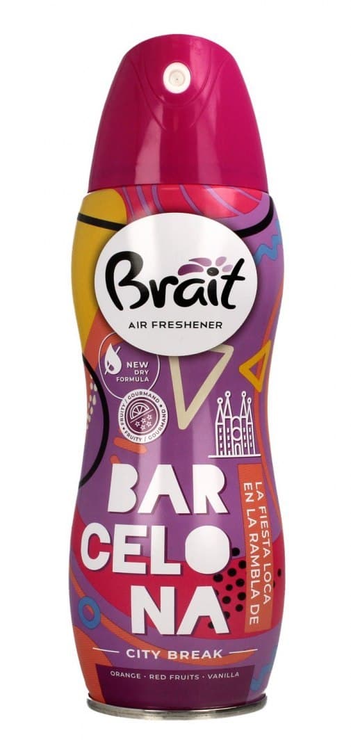 

Brait Dry Air Freshener Suchy odświeżacz powietrza City Break - Barcelona 300ml