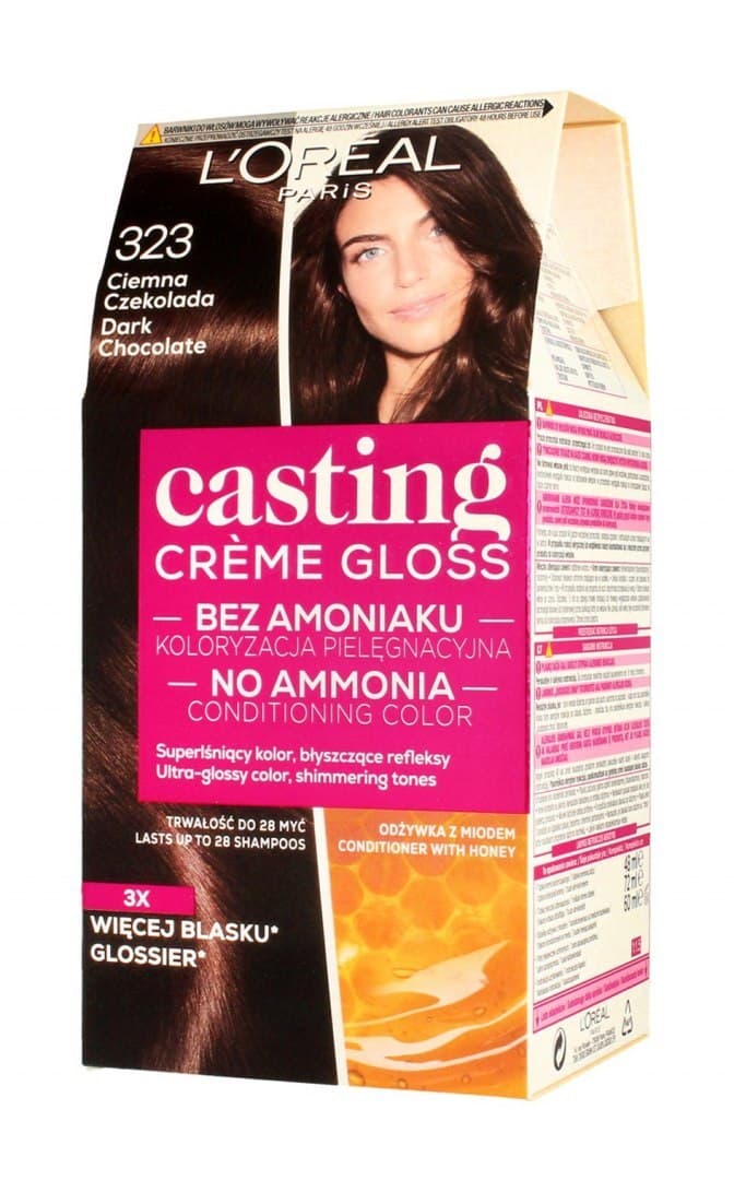 

Casting Creme Gloss Krem koloryzujący nr 323 Ciemna Czekolada 1op.