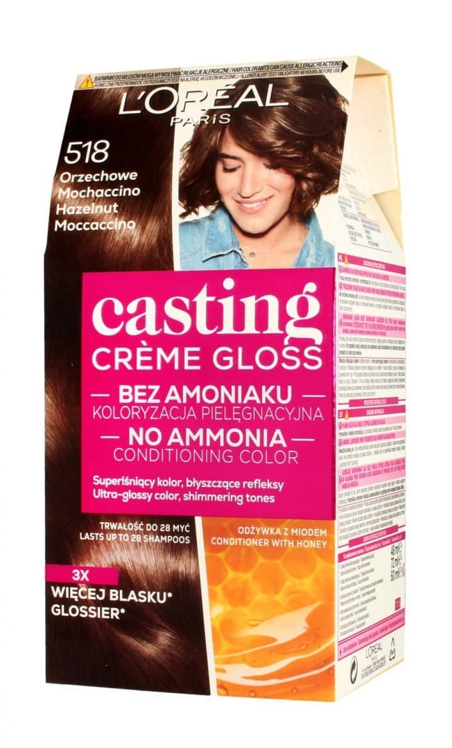 

Casting Creme Gloss Krem koloryzujący nr 518 Orzechowe Mochaccino 1op.