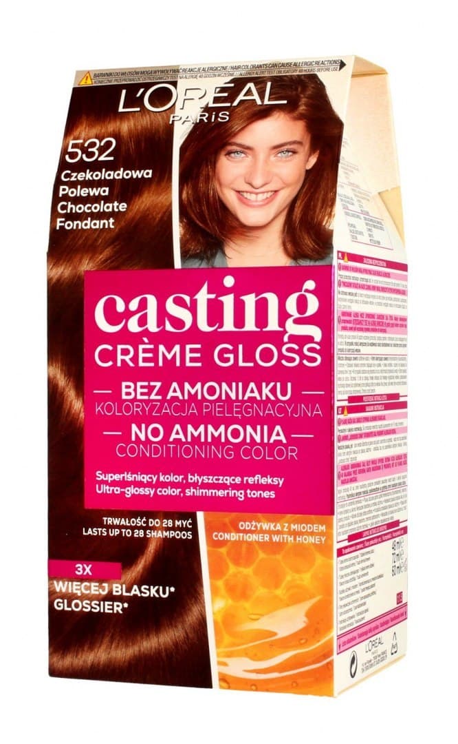 

Casting Creme Gloss Krem koloryzujący nr 532 Czekoladowa Polewa 1op.