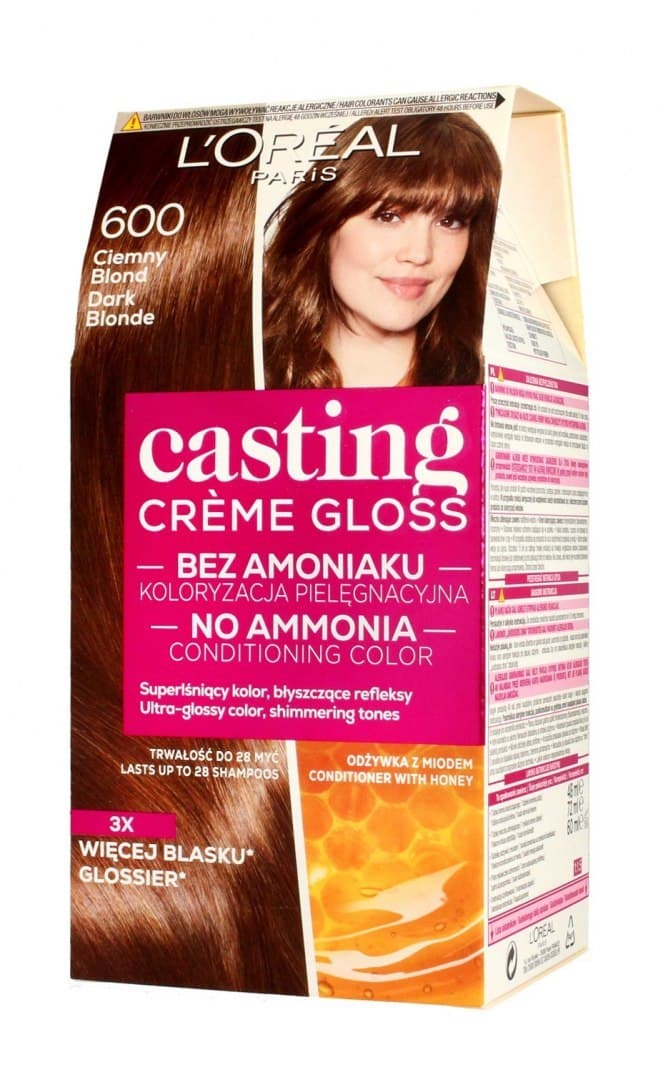 

Casting Creme Gloss Krem koloryzujący nr 600 Ciemny Blond 1op.