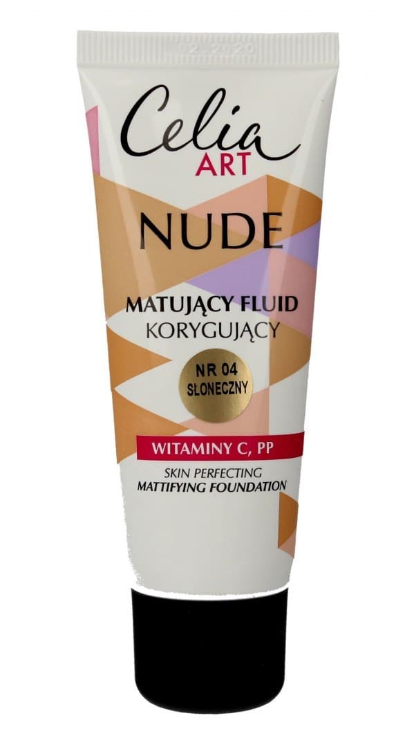 

Celia Art Nude Matujący Fluid korygujący nr 04 słoneczny 30ml