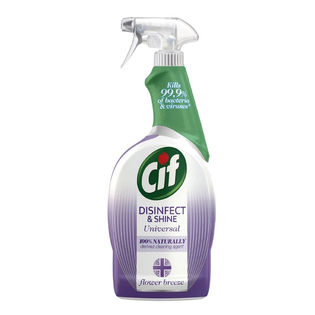 

Cif Disinfect & Shine Spray czyszcząco-dezynfekujący Flower Breeze 750 ml