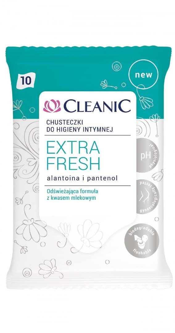 

Cleanic Chusteczki do higieny intymnej Extra Fresh 1op.-10szt