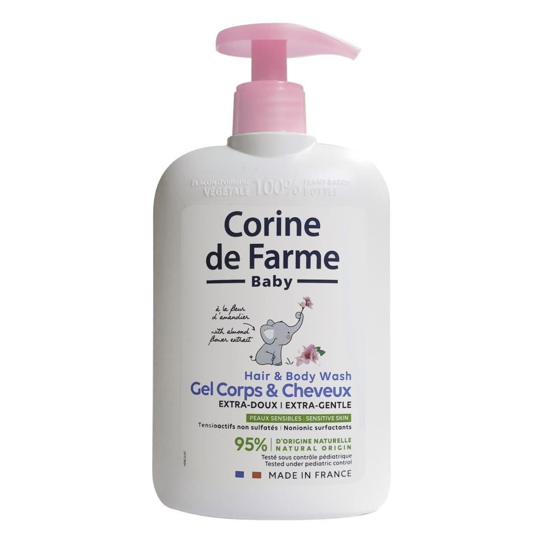

Corine de Farme BeBe Extra delikatny żel do mycia ciała i włosów 2w1 migdałowy 500ml