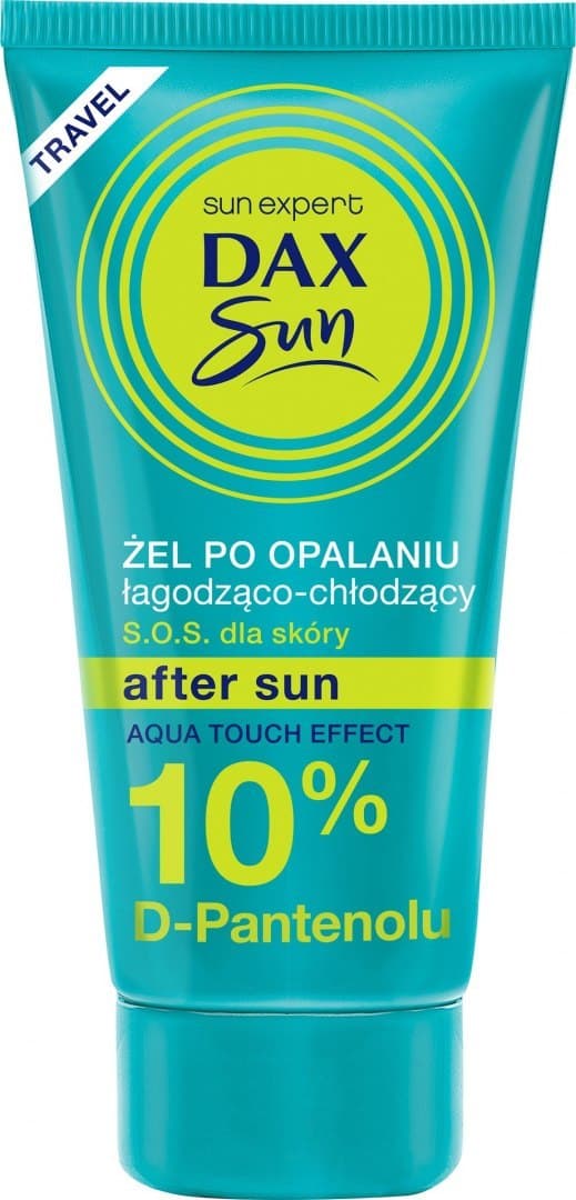 

Dax Sun Żel po opalaniu łagodząco-chłodzący 10% D-Pantenolu travel-50ml