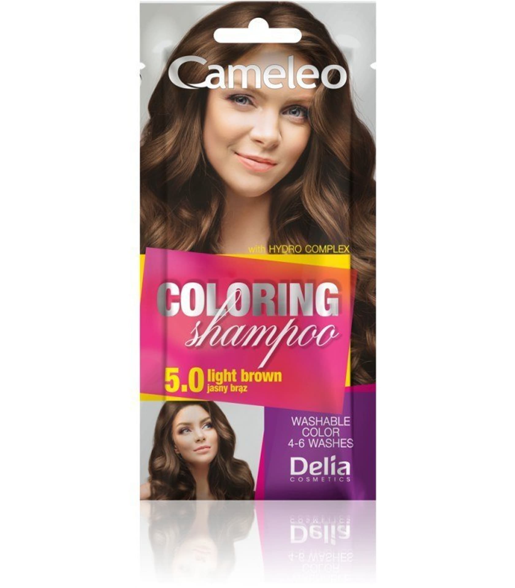 

Delia Cosmetics Cameleo Szampon koloryzujący 5.0 jasny brąz